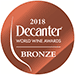 Medalla de Bronce en Decanter 2018